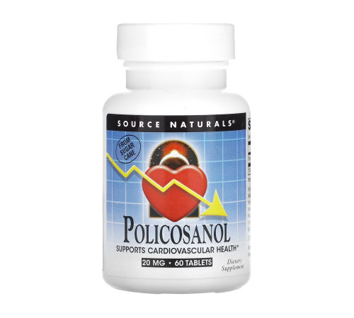 Полікосанол Policosanol 20мкг - 60 таблеток Полікосанол Policosanol 20мкг - 60 таблеток