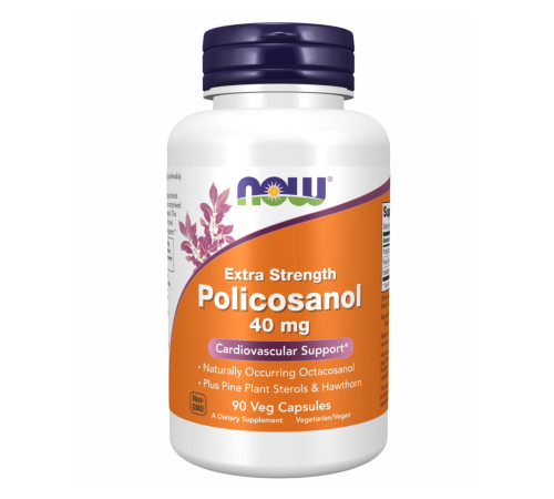 Policosanol Now Foods 40mg Plus - 90 vcaps Policosanol Now Foods 40mg Plus - 90 vcaps