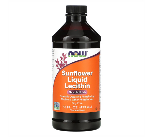 Рідкий соняшниковий лецитин (Sunflower Liquid Lecithin) 16 fl oz