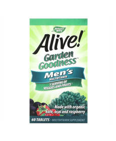 Alive Organic Garden Goodness Men - 60 tabs