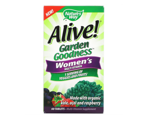 Alive Organic Garden Goodness Women - 60 tabs