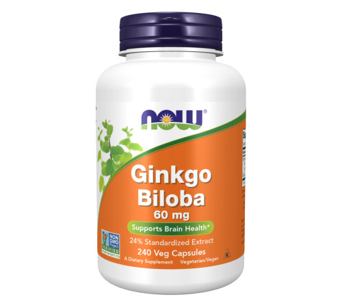 Гінкго білоба (Ginkgo Biloba) 60мг - 240 капсул