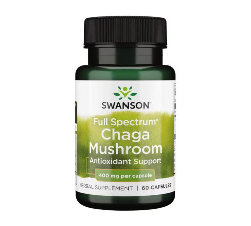 Повний спектр Гриб Чага Full Spectrum Chaga Mushroom 400мг - 60 капсул Повний спектр Гриб Чага Full Spectrum Chaga Mushroom 400мг - 60 капсул