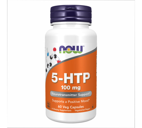 Гідрокситриптофан Now Foods 5-HTP 100мг - 60 капсул Гідрокситриптофан Now Foods 5-HTP 100мг - 60 капсул