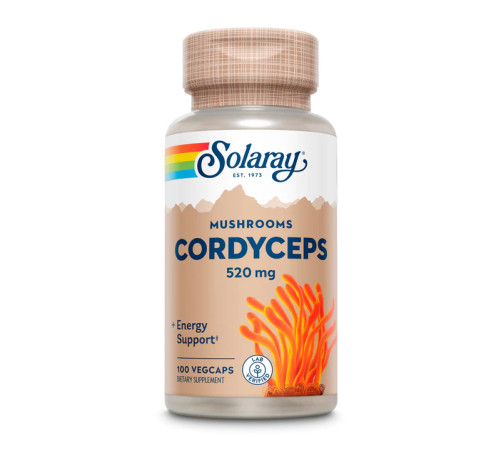 Гриб кордицепс (Cordyceps Mushroom) 520мг - 100 капсул