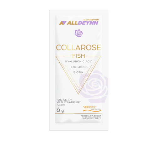 Колаген Alldeynn Collarose Fish - 30х6г Малина лісова суниця