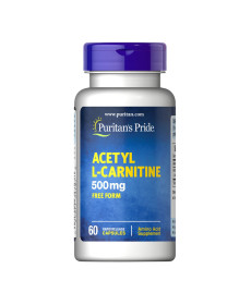 Ацетил L-карнітин (Acetyl L-Carnitine) 500мг - 60 Капсули