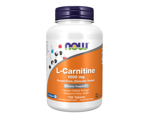 L-карнітин Carnitine Tartrate 1000мг - 100 таблеток