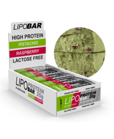 Lipobar - 20х50g Pistachio-Raspberry