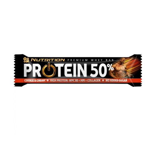 Protein Bar 50% - 24x40g Cookie Cream Protein Bar 50% - 24x40g Cookie Cream