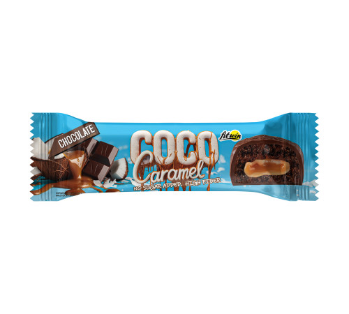 Кокосовий батончик Coco Caramel - 20x40г Шоколадний