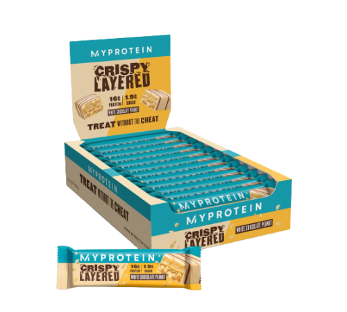 Crispy Layered - 12x58g White Chocolate Peanut