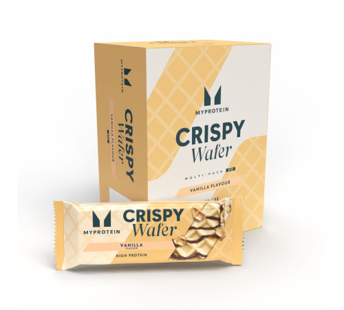 Протеїнові вафлі Crispy Wafers - 10x40г Ваніль