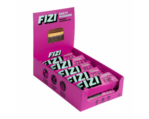 FIZI Chocolate Bar - 10х45g Hazelnut-Himalayan Salt