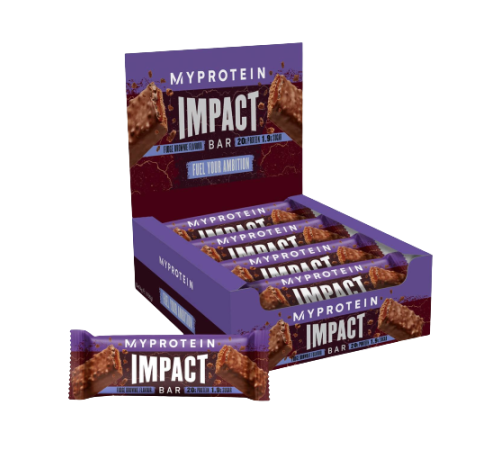 Impact Protein Bar - 12x64g Fudge Brownie Impact Protein Bar - 12x64g Fudge Brownie