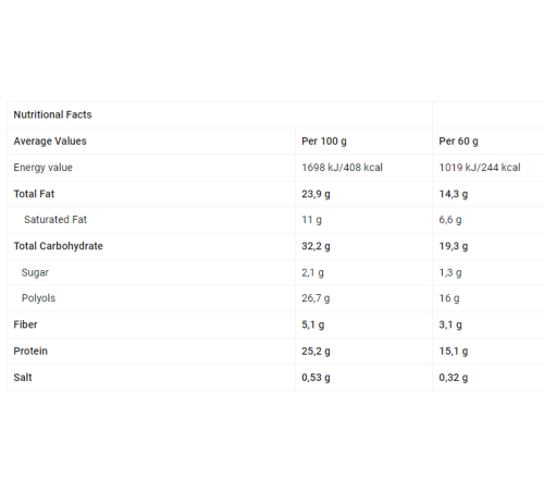 Tigger Zero Choco Protein Bar - 20x60g Marzipan Cake Tigger Zero Choco Protein Bar - 20x60g Marzipan Cake