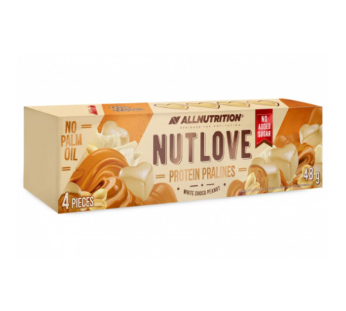 Nut Love 4Pieces - 48g White Choco Peanut Nut Love 4Pieces - 48g White Choco Peanut