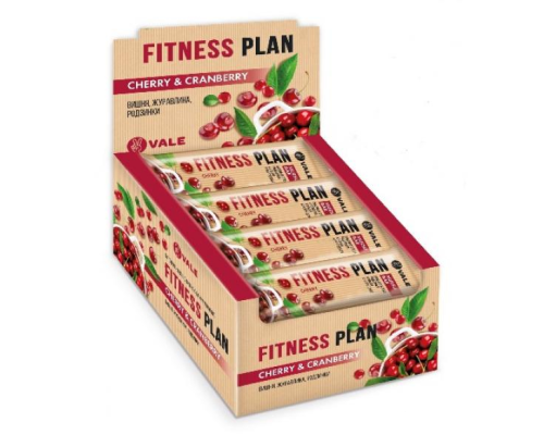 Fitness Plan Muesli Bar - 30x30g Cherry Cranberry