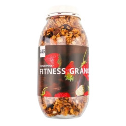 Фітнес гранули Fitness Granola - 450г Полуниця з білком