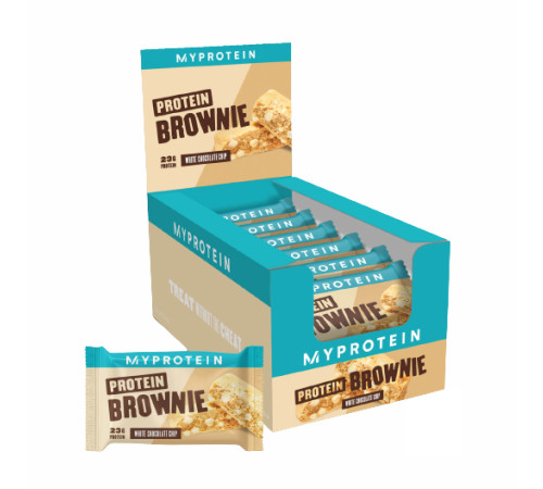 Protein Brownie Myprotein - 12x75g White Chocolate Protein Brownie Myprotein - 12x75g White Chocolate