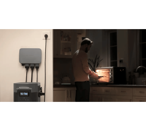 Комплект енергонезалежності EcoFlow PowerStream - мікроінвертор 800W + 2 x 400W стаціонарні сонячні панелі Комплект енергонезалежності EcoFlow PowerStream - мікроінвертор 800W + 2 x 400W стаціонарні сонячні панелі