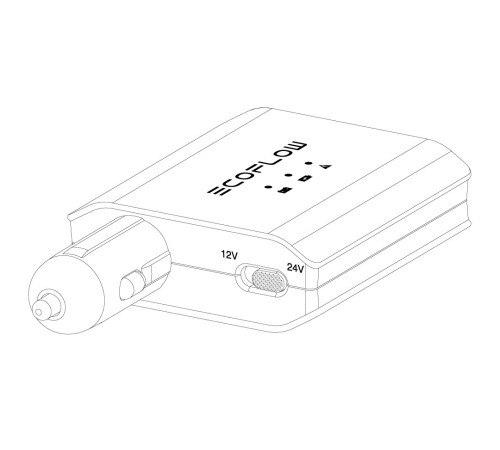 Адаптер EcoFlow Car Battery Charging Адаптер EcoFlow Car Battery Charging