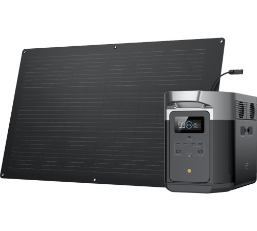 Електростанція EcoFlow Delta Max + панель 100 Вт 2016 Вт Електростанція EcoFlow Delta Max + панель 100 Вт 2016 Вт