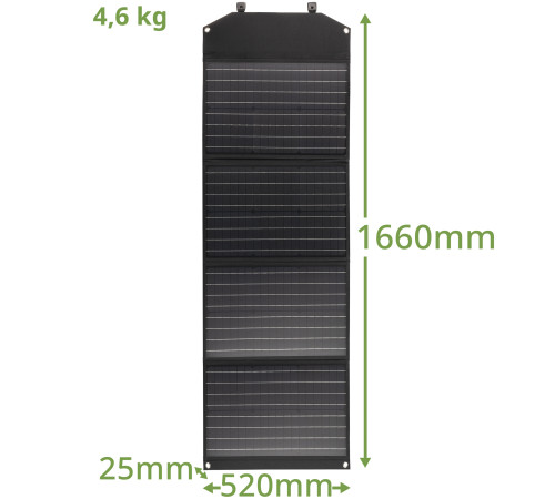 Портативний зарядний пристрій сонячна панель Bresser Mobile Solar Charger 120 Watt USB DC (3810070)