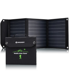 Портативний зарядний пристрій сонячна панель Bresser Mobile Solar Charger 40 Watt USB DC (3810040)