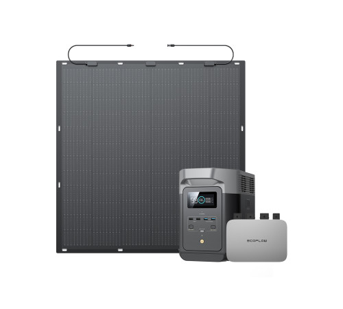 Комплект гнучких сонячних панелей EcoFlow 2x200W Solar Panel Комплект гнучких сонячних панелей EcoFlow 2x200W Solar Panel