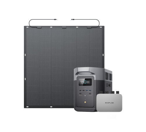Комплект гнучких сонячних панелей EcoFlow 2x200W Solar Panel Комплект гнучких сонячних панелей EcoFlow 2x200W Solar Panel