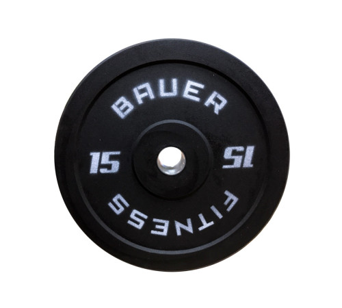 Диск бамперний Bauerfitness AC-1563 15 кг