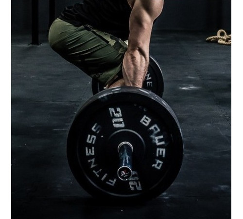 Диск бамперний Bauerfitness AC-1561 5 кг
