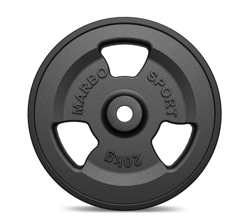 Диск чавунний прогумований Marbo Sport MW-O20G-kier 20 кг Диск чавунний прогумований Marbo Sport MW-O20G-kier 20 кг