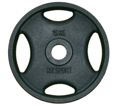 Диск олімпійський RN-Sport Quatro-GRIP 15 кг Диск олімпійський RN-Sport Quatro-GRIP 15 кг