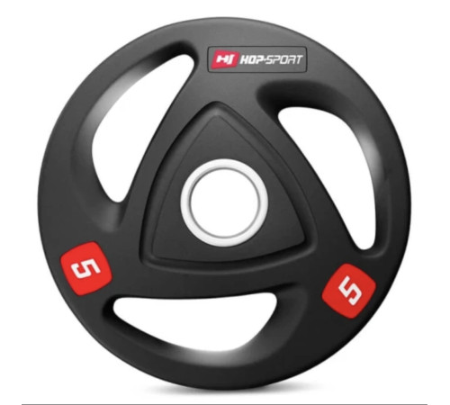 Диск олімпійський Hop-Sport 5 кг Диск олімпійський Hop-Sport 5 кг