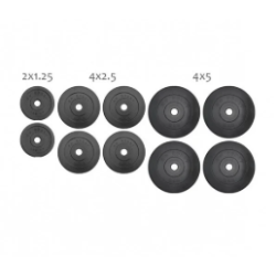 Набір дисків RN-Sport 32 кг (4 x 5 кг, 4 х 2,5 кг, 2 x 1,25 кг)