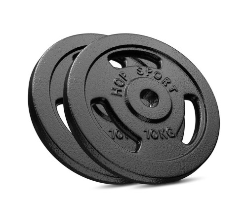 Сет з металевих дисків Hop-Sport Strong 2x10 кг