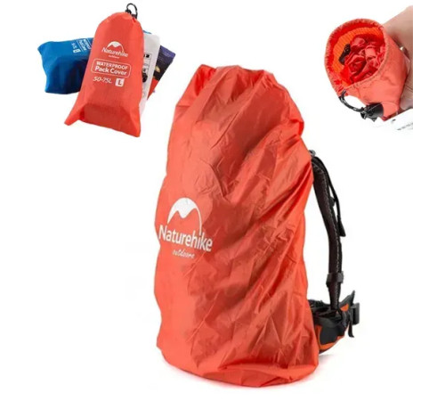 Чохол для рюкзака Naturehike NH15Y001-Z 50-70 л, оранжевий