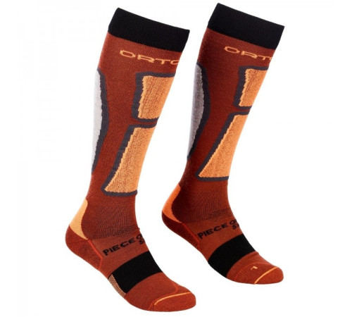 Шкарпетки ч Ortovox SKI ROCK'N'WOOL LONG SOCKS M clay orange - 45-47 - оранжевий