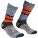 Шкарпетки ч Ortovox ALL MOUNTAIN MID SOCKS WARM M multicolour - 39-41 - сірий/оранжевий