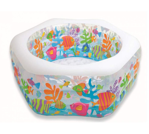 Басейн надувний дитячий Ocean Reef Intex 56493 191x178х61 см Басейн надувний дитячий Ocean Reef Intex 56493 191x178х61 см