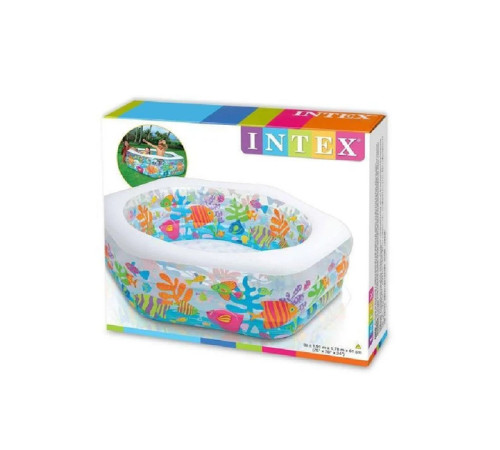 Басейн надувний дитячий Ocean Reef Intex 56493 191x178х61 см Басейн надувний дитячий Ocean Reef Intex 56493 191x178х61 см