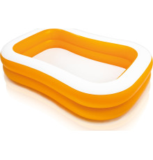 Басейн надувний дитячий Mandarin Swim Center Intex 57181-orange 228x147х46 см