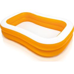 Басейн надувний дитячий Mandarin Swim Center Intex 57181-orange 228x147х46 см