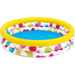 Басейн надувний дитячий Cool Dots Intex 58449 168х168х38 см