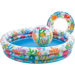 Басейн надувний дитячий Water World Intex 59469 132х28 см