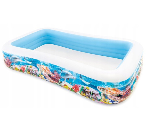 Басейн надувний дитячий Swim Centre Морські тварини Intex 58485 305х183х56 см Басейн надувний дитячий Swim Centre Морські тварини Intex 58485 305х183х56 см