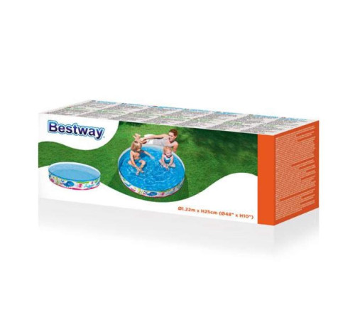Басейн дитячий Підводний світ Bestway 55028 122x25 см Басейн дитячий Підводний світ Bestway 55028 122x25 см