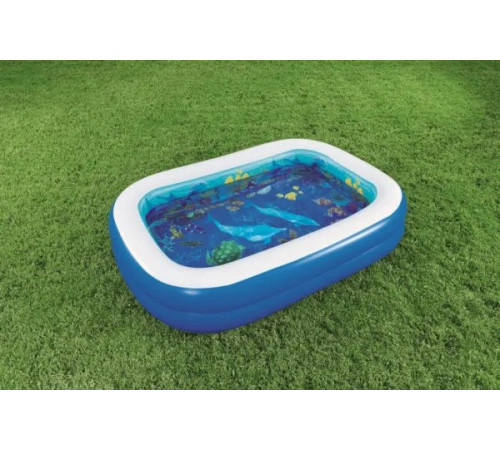 Басейн надувний дитячий 3D Undersea Play Adventure Pool Bestway 54177 262x175х51 см Басейн надувний дитячий 3D Undersea Play Adventure Pool Bestway 54177 262x175х51 см